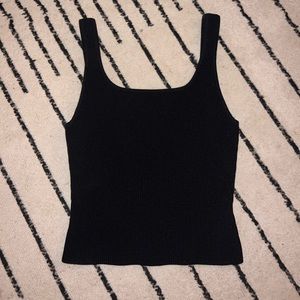 Aritzia Babaton Square Neck Sculpt Knit Tank